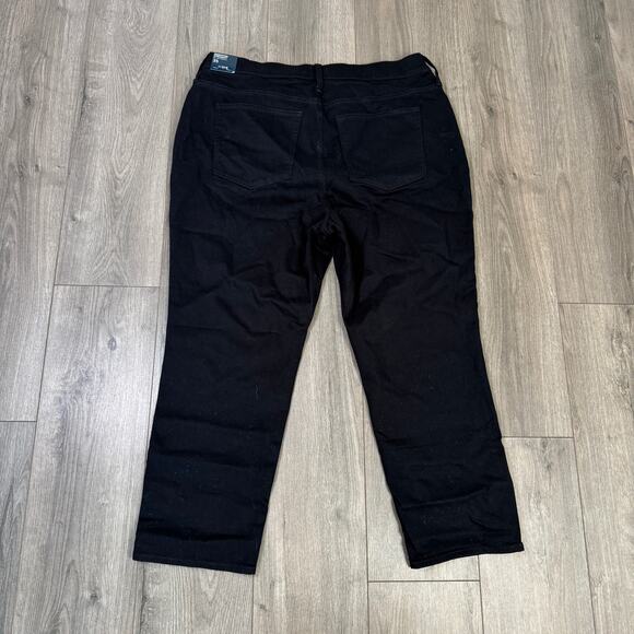 J.Crew Essential Straight Jeans WMNS 35 Black Mid-Rise All-Day Stretch Zip Fly - Picture 5 of 7